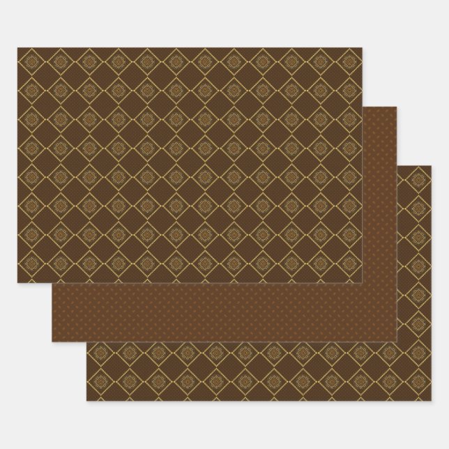 Erntedank Icons Wrapping Paper Set Geschenkpapier Set (Set)