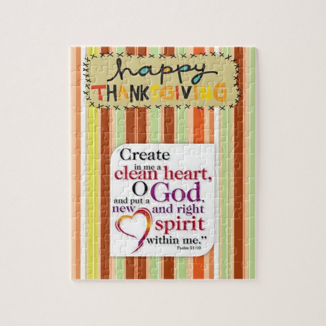 Erntedank Jigsaw Puzzle (Vertikal)