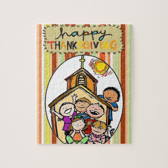 Erntedank Jigsaw Puzzle (Vertikal)