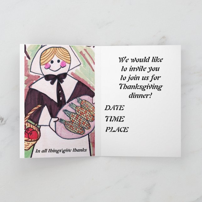 ERNTEDANK JOIN US EINLADUNG (Innenseite)