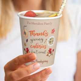 Erntedank-Kalorien zählen nicht Pappbecher