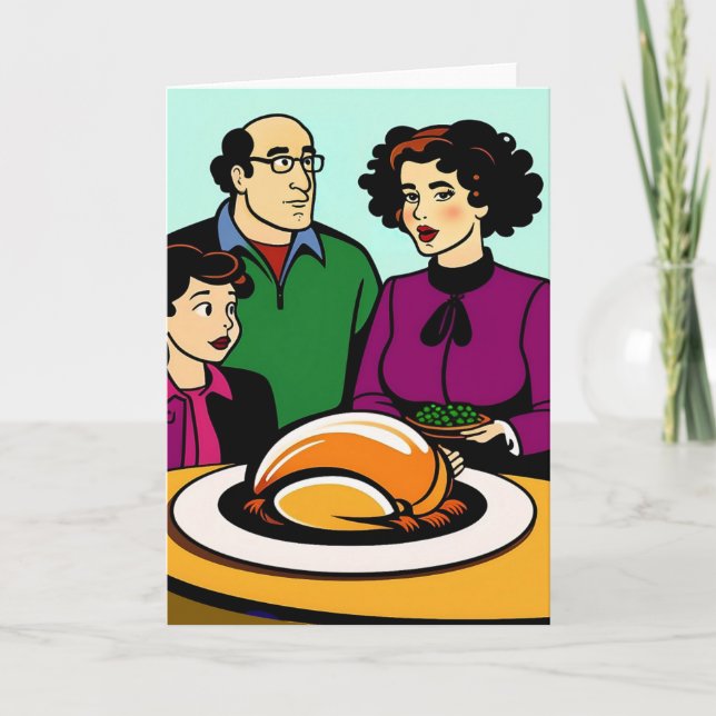 Erntedank-Karte Feiertagskarte (Vorderseite)