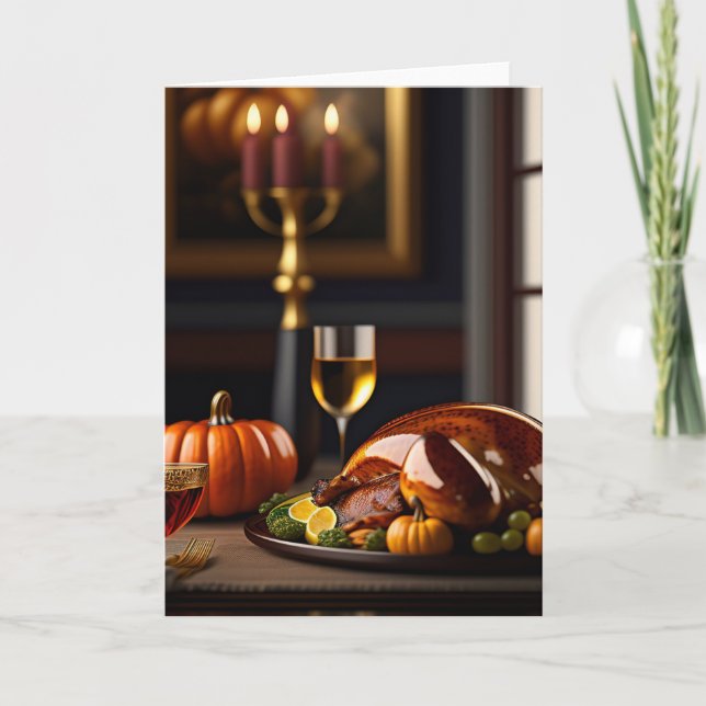 Erntedank-Karte Feiertagskarte (Vorderseite)