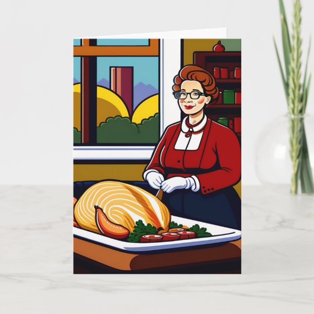 Erntedank-Karte Feiertagskarte (Vorderseite)