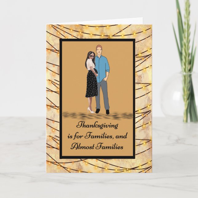 Erntedank-Karte für erwartete Eltern Karte (Vorderseite)