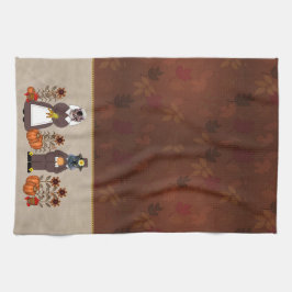 Erntedank-Katzen Handtuch