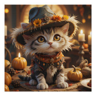 Erntedank Kitten 02 Poster