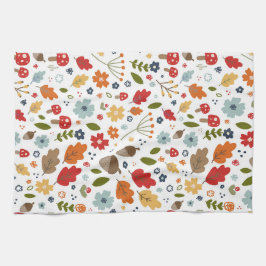 Erntedank Küche Essen Herbstfarben Geschirrtuch