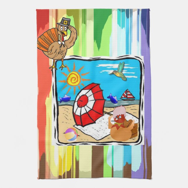 Erntedank Küche Handtuch (Vertikal)