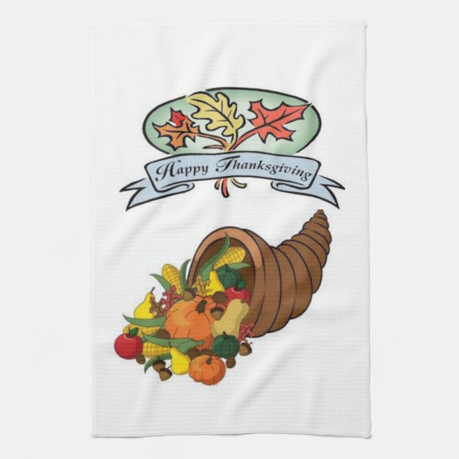 Erntedank Küche Handtuch (Vertikal)