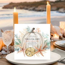 Erntedank Kürbis und Seashells