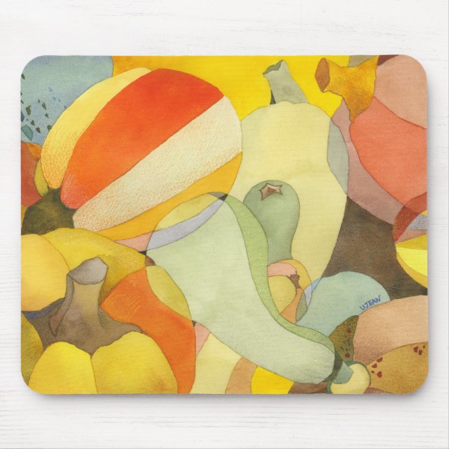 Erntedank-Kürbise Mousepad (Vorne)