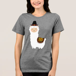 Erntedank-Lama Tri-Blend Shirt