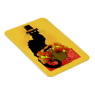 Erntedank Le Chat Noir mit türkischer Pilgrim Magnet