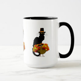 Erntedank Le Chat Noir mit türkischer Pilgrim Tasse