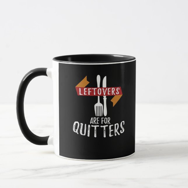 Erntedank-Leeftovers sind für Quitters Classic Ae Tasse (Links)