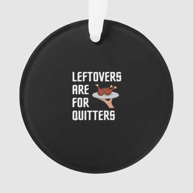 Erntedank Leftovers Klassischer Vintager Stil Ornament (Vorderseite)