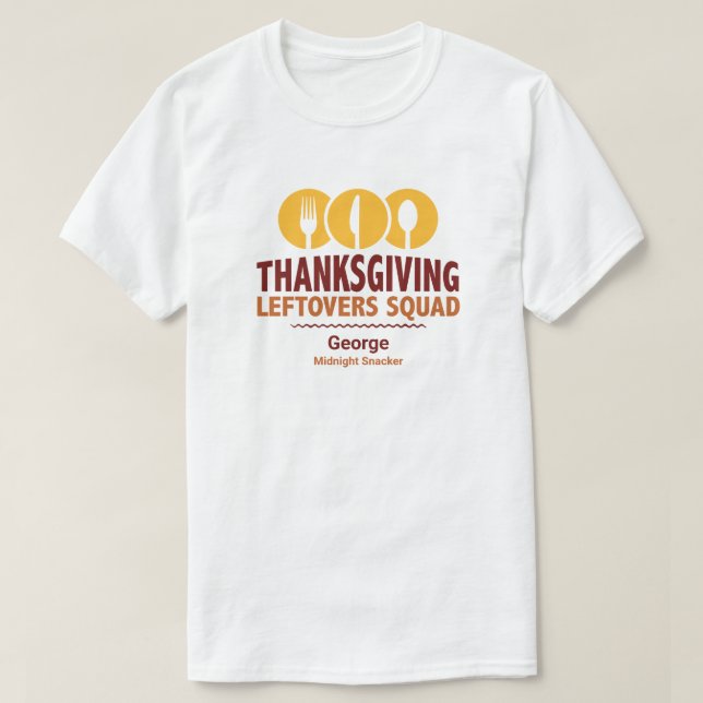 Erntedank Leftovers Squad T-Shirt (Design vorne)
