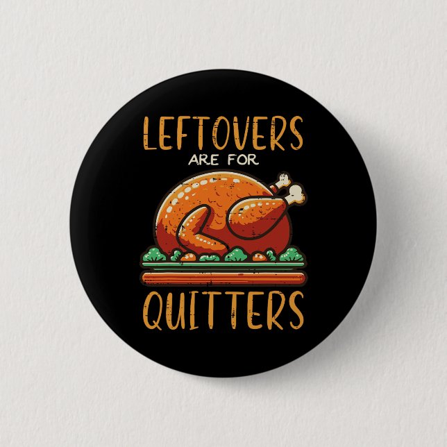 Erntedank Leftows sind für Quitys lustige Männer Button (Vorderseite)