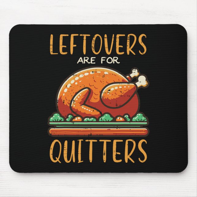 Erntedank Leftows sind für Quitys lustige Männer Mousepad (Vorne)