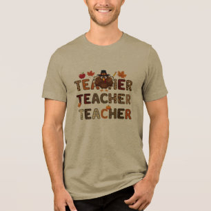 Erntedank Lehrer Tri-Blend Shirt