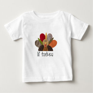 Erntedank-lil Truthahn Baby T-shirt
