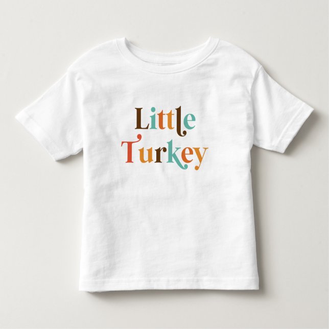 Erntedank Little Turkey Shirt (Vorderseite)