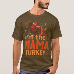 Erntedank Mama Türkei Glücklicherweise Herbstsaiso T-Shirt