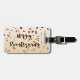 Erntedank Maple-Blätter Gepäckanhänger