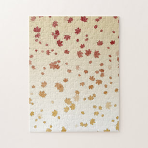 Erntedank Maple-Blätter Puzzle