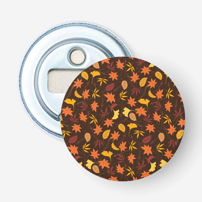 Erntedank Maple Fall Pattern Flaschenöffner (Vorderseite)