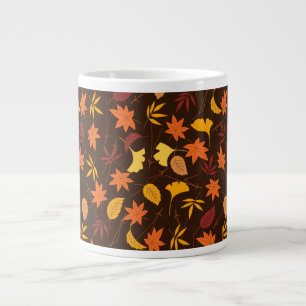 Erntedank Maple Fall Pattern Jumbo-Tasse