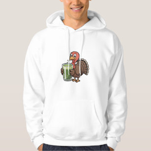 Erntedank Matcha Turkey Drinken Tea Gobbler Hoodie