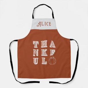 Erntedank Minimalistisch Simple Thanking Schürze