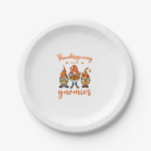 Erntedank mit meinen Gnomen Herbstgomene Türkei Pappteller