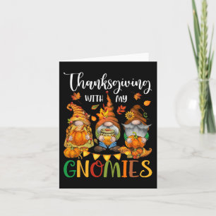 Erntedank mit meinen Gnomen Herbstwochen Karte