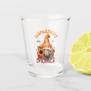 Erntedank mit meinen Gnomen Schnapsglas