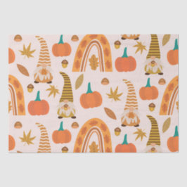 Erntedank mit Regenbogen und HerbstBlätter Seidenpapier