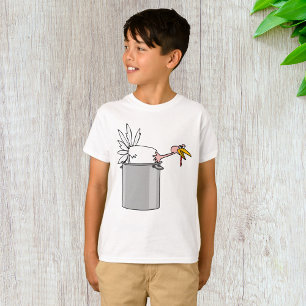 Erntedank müde Türkei in Cooking Pot Spaß T-Shirt