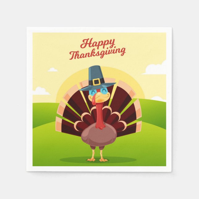 Erntedank Napkins Serviette (Vorderseite)