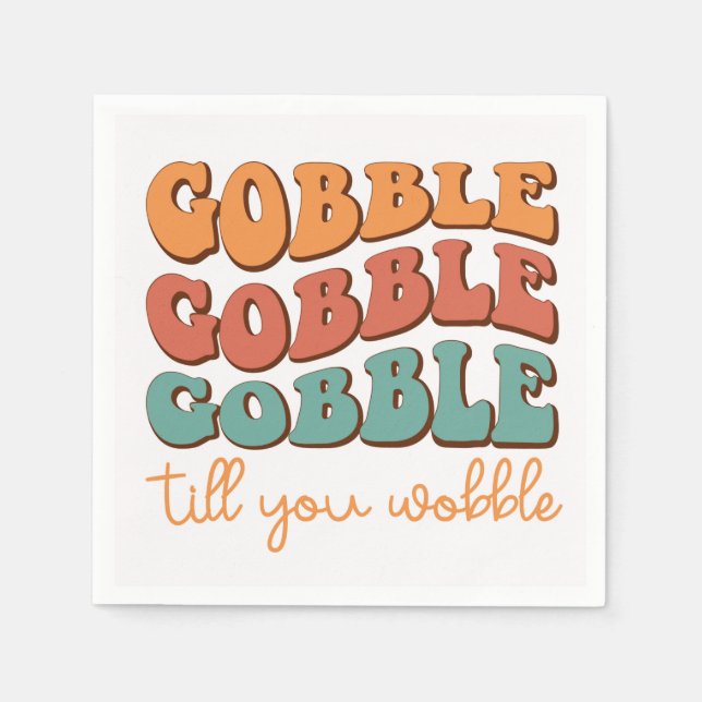 Erntedank Napkins Serviette (Vorderseite)