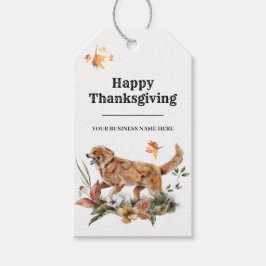 Erntedank Niedlicher Blumenhund Geschenkanhänger