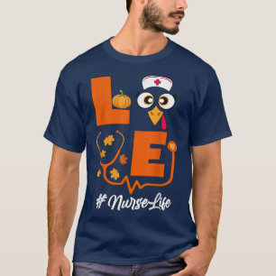 Erntedank Nurse Scrub Tops Liebe Türkei N