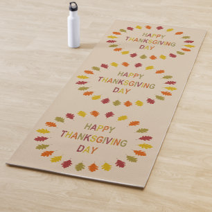 Erntedank Oak Blätter Yogamatte