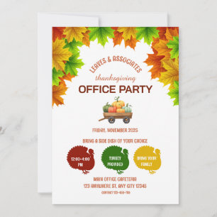 Erntedank Office-Party Einladung