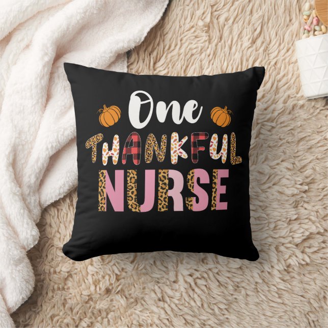 Erntedank One Thanking Nurse Leopard Fall Groov Kissen (Decke)