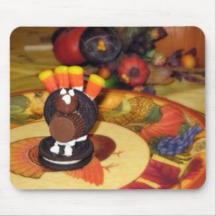 Erntedank Oreo Turkey Mousepad