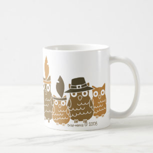 Erntedank Owls Kaffeetasse