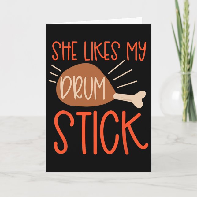 Erntedank Paare Türkei Brust sie mag meinen Dr. Karte (Vorderseite)