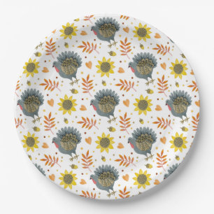 Erntedank-Papierplatte Pappteller